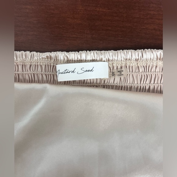 Gold Sequin Cami Wrap Crop Top - Picture 5 of 5